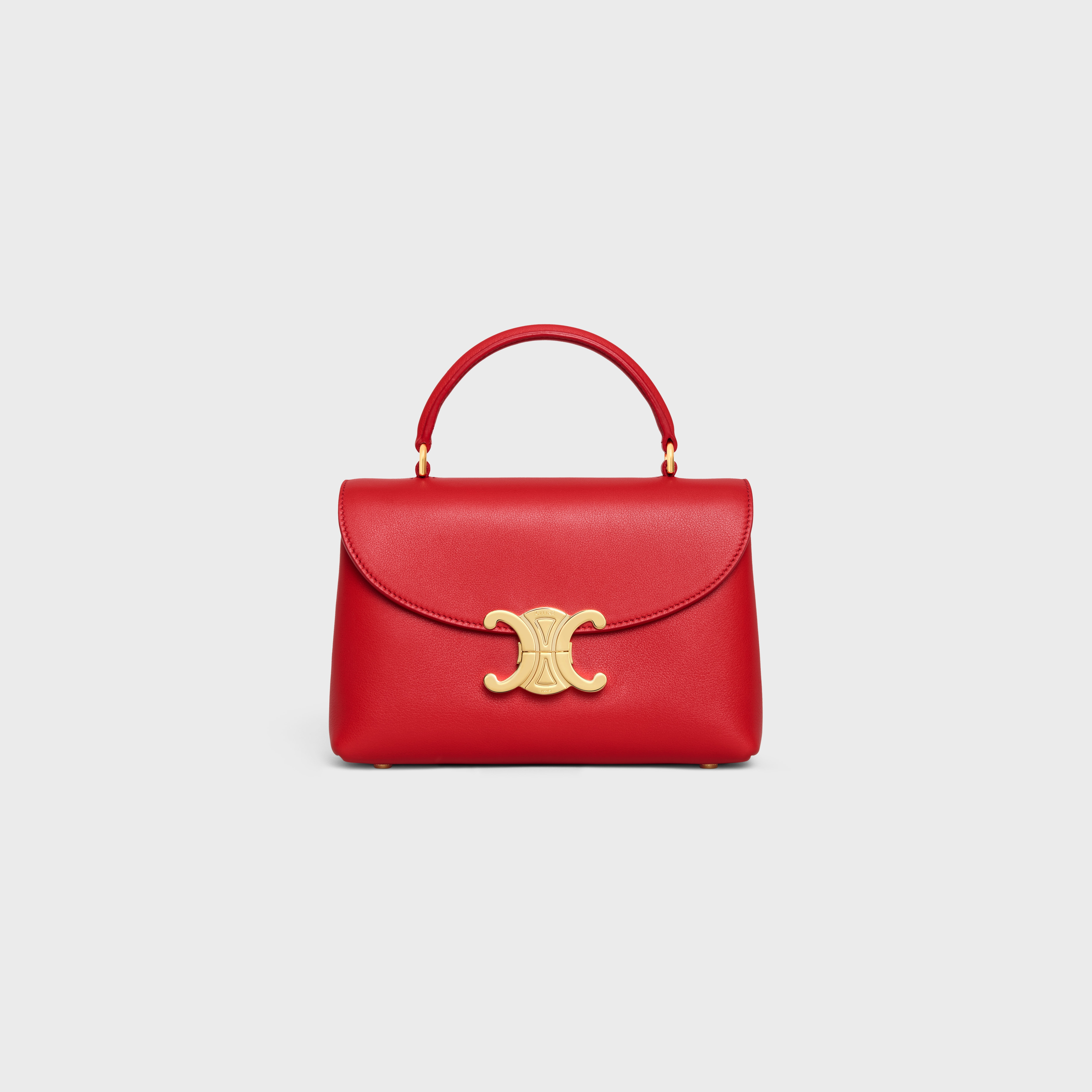 TEEN NINO BAG IN SUPPLE GRAINED CALFSKIN - Ultra Red | CELINE